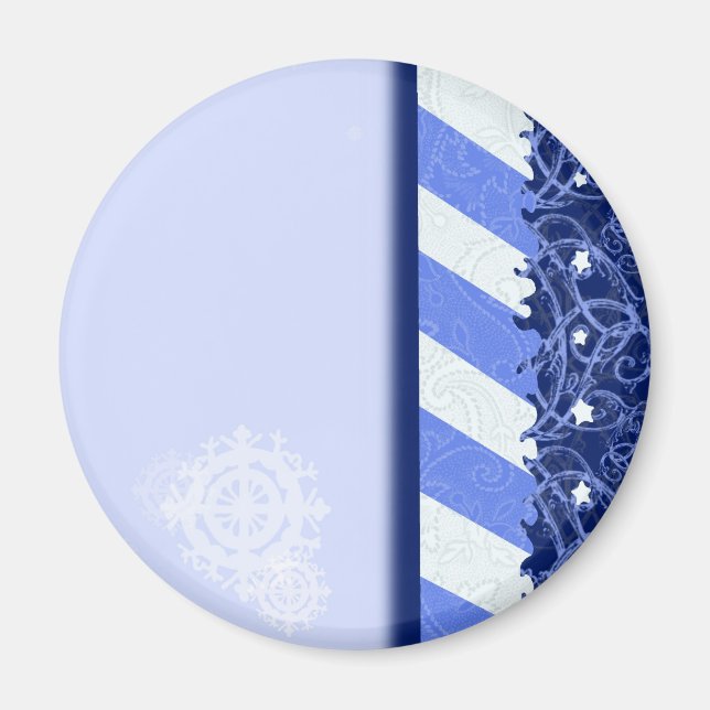 Imán Azul del invierno (Frente)