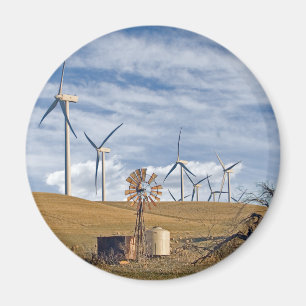 Imán azul del viento