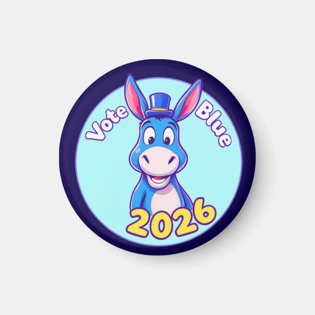 Imán azul en 2026 (Frente)