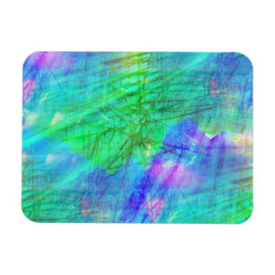 Imán azul inconsútil de la acuarela del fondo del arte