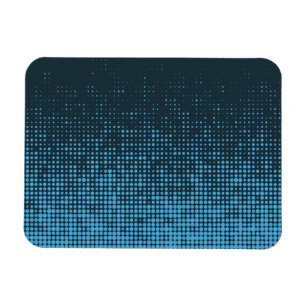 Imán Azul, moderno, retro, fresco, moderno patrón de pu