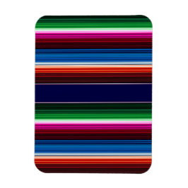 Imán Azul, Naranja, rosado caliente, sarape verde mexic