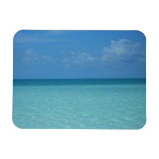 Imán Azul turquesa tropical del horizonte del Caribe