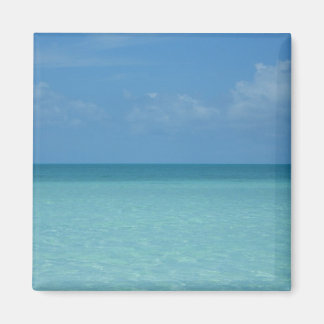 Imán Azul turquesa tropical del horizonte del Caribe