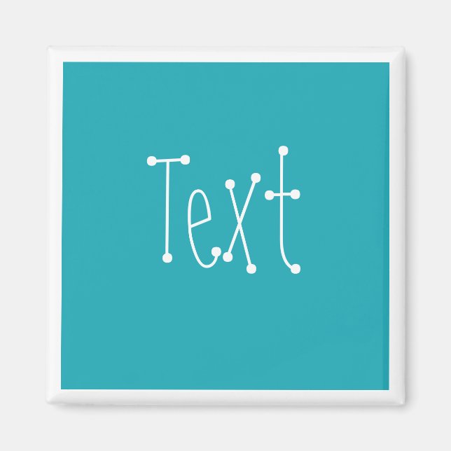 Imán Azul verde azulado (Frente)