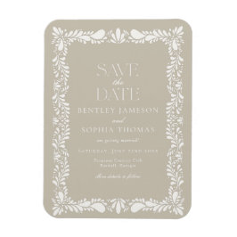 Imán Azulejo Beige Talavera Fiesta Española Salva la Fe