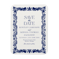 Azulejo de Talavera Azul Fiesta Española Guarda la