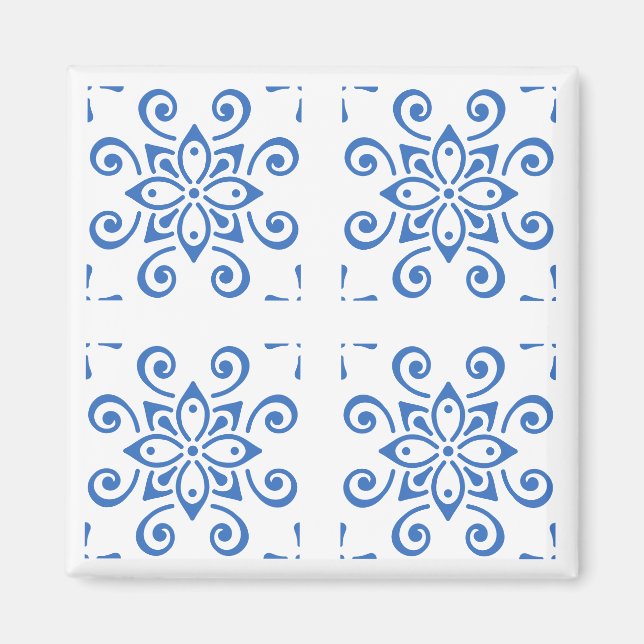 Imán Azulejo simple (Frente)