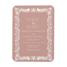 Imán Azulejo Talavera Rosa Fiesta Española Invitación d