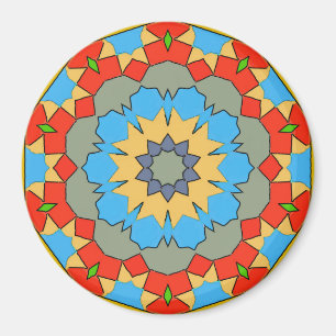Imán Azulejos españoles en rojos