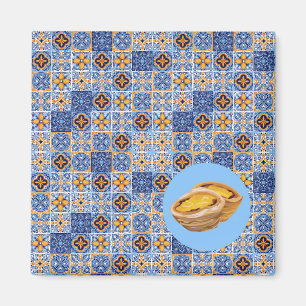Imán Azulejos y Pasteles de Portugal