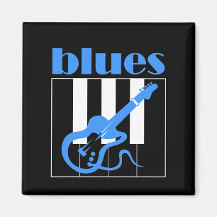 Imán Azules del piano y de la guitarra