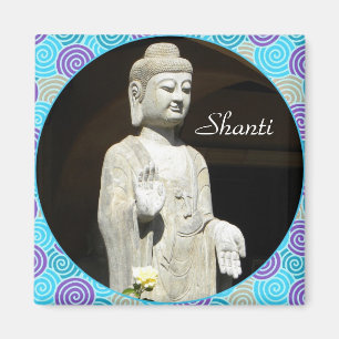 Imán Azules Shanti de Buda