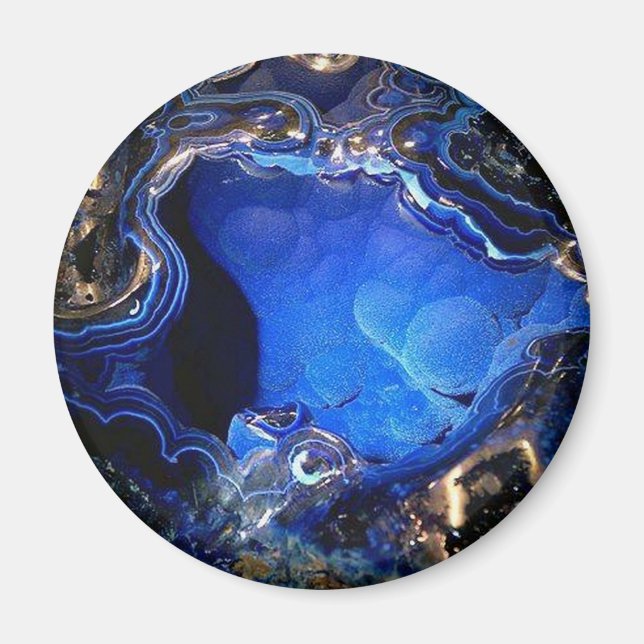 Imán Azurite Geode Magnet (Frente)