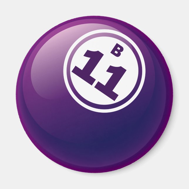 IMÁN B 11 BINGO BALL (Frente)