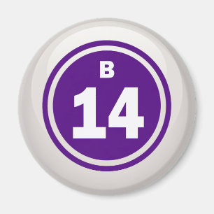 IMÁN B-14- BOLA DEL BINGO