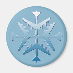 Imán B-52 Snowflake de avión