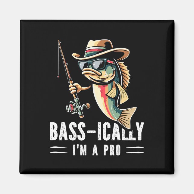 Imán B-ic Soy Un Pescado Amante De La Pesca Muy Gracios (Frente)