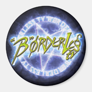 IMÁN "B"ØRDERLESS TV LOGO 丸マグネット