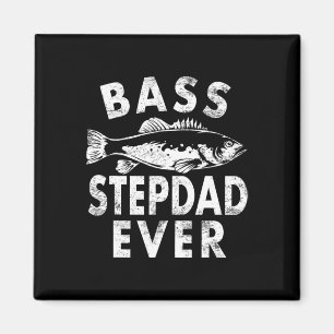 Imán B Stepdad Regalos Pescadores Día del Padre