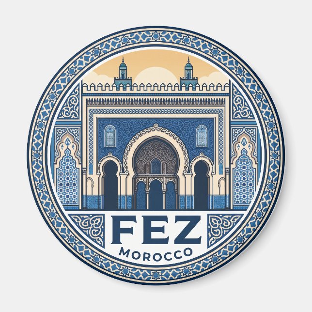 Imán Bab Bou Jeloud Marruecos (Frente)