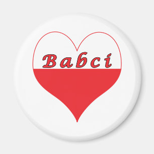 Imán Babci Corazón polaco