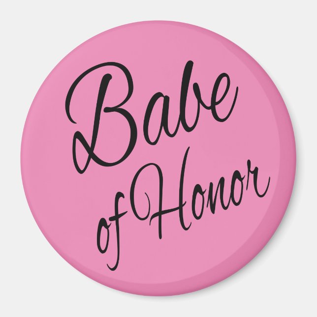 Imán Babe de Honor (Frente)