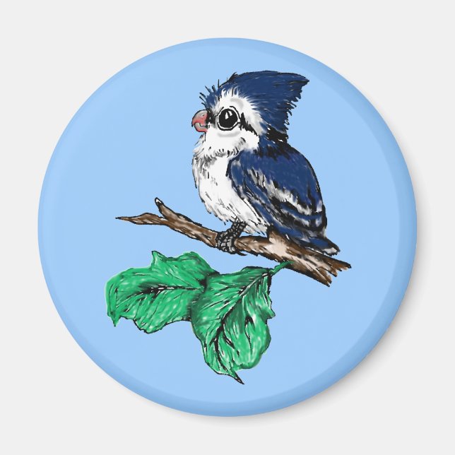 Imán Baby Bluejay Magnet (Frente)