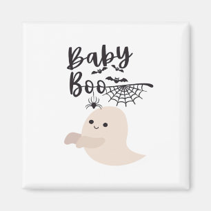 Imán Baby Boo Cute Impresión de Halloween al Estilo Vin