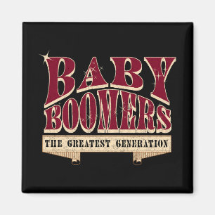 Imán Baby Boomers El Lema Retro De Mayor Generación