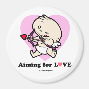 Imán Baby Cupido Destinado A Redes De Amor