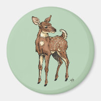Baby Fawn con fondo de menta