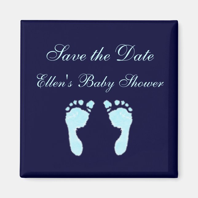 Imán Baby Footprints (Boy) (Frente)
