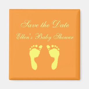 Imán Baby Footprints (Yellow)