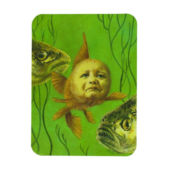Imán Baby Goldfish Mutant Flexible Magnet (Vertical)