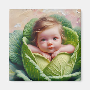 Imán BABY ~ In Cabbage Patch ~ Magnet