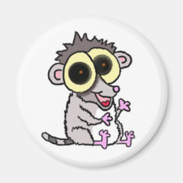 Imán Baby Lemur Magnet (Frente)