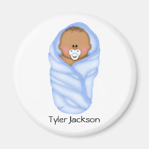 Imán Baby Shower favorece a los niños afroamericanos