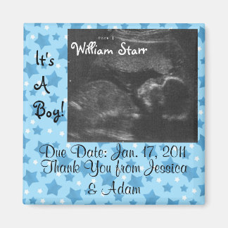 Imán Baby Shower Jessica y Adam