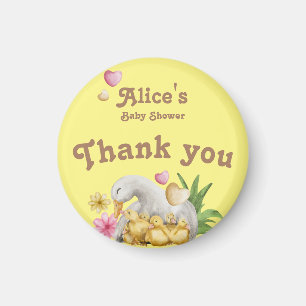 Imán Baby Shower neutro de género y de corte de bebé