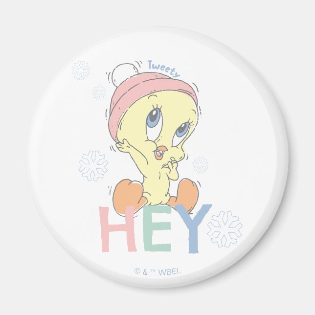 Imán Baby TWEETY™ Hey Nieve (Frente)