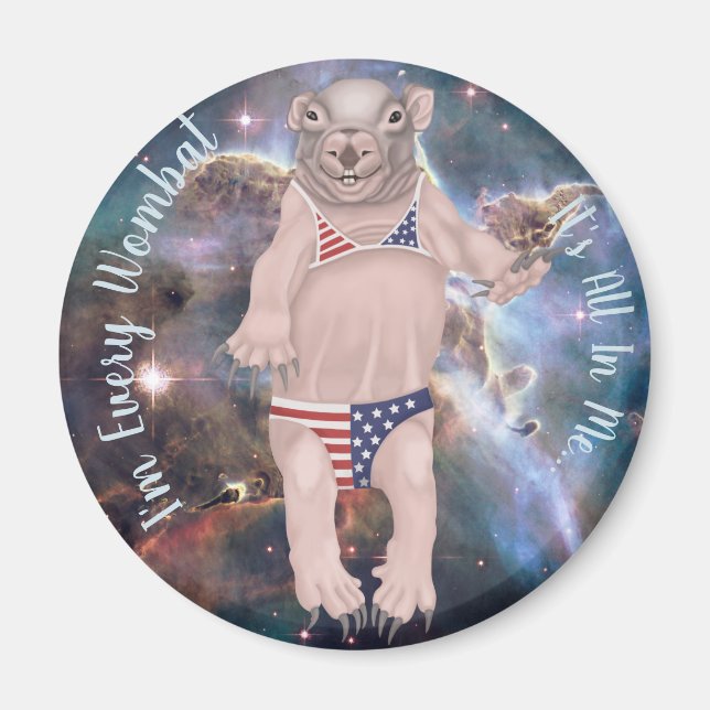 Imán Baby Wombat Magnet (Frente)