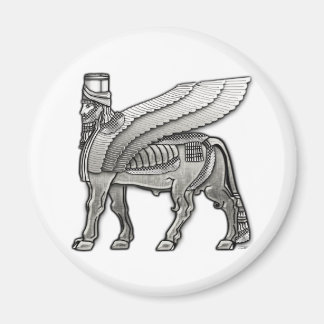 Imán Babylonian Winged Bull Lamassu