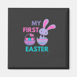 Imán Babys First Easter Funny Rabbit