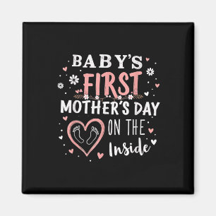 Imán Babys Primer Día de la Madre En La Madre Embarazad