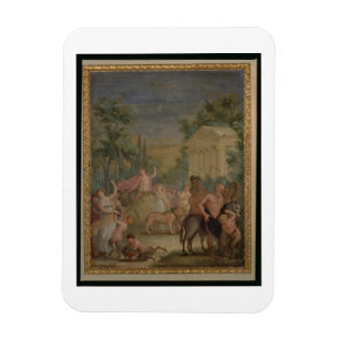 Imán Bacchus y Ariadne (aceite en lona) 2