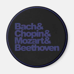 Imán Bach y Chopin y Mozart y Beethoven