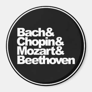 Imán Bach y Chopin y Mozart y Beethoven