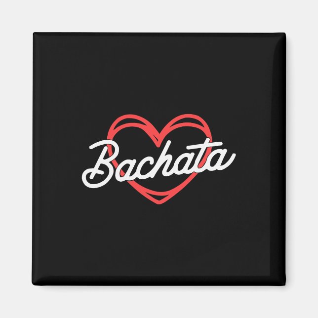 Imán Bachata bailando bailarina latina de danza Bachata (Frente)