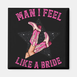 Imán Bachelorette Chorra Rosa Boots Hombre Me Siento Co